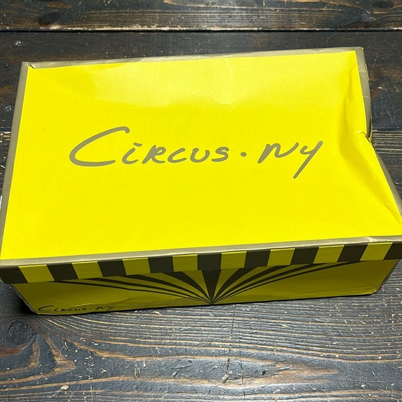 CIRCUS BY SAM EDELMAN MARLEE SNAKEPRINT HEEL WHITE - 6 - Picture 7 of 7